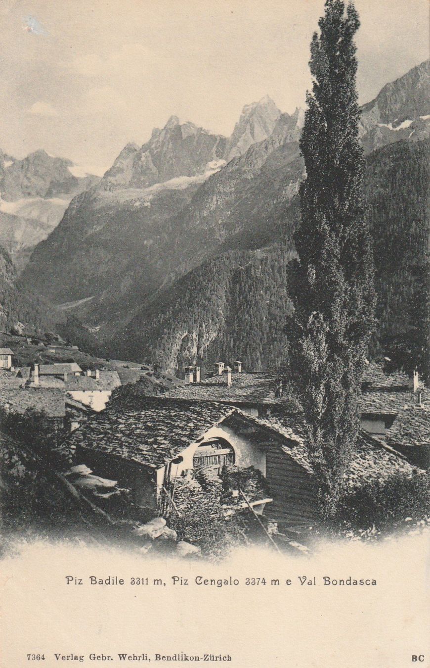 Cartoline postali: Val Bondasca – Usato da Rorschacherberg venduto da fratovi2