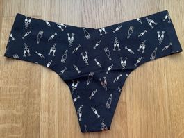 Victoria’s Secret No Show Shimmer Thong S NEW