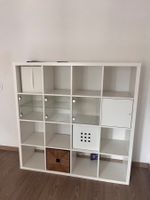 IKEA Kallax Regal weiss 4x4 Fächer mit Einsätzen gebraucht