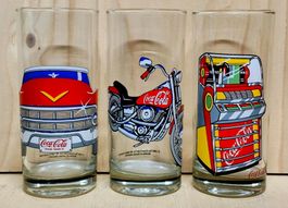 3 Coca-Cola Gläser ca. 3 dl