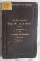Schweizerisches Obligationenrecht 1883 H. Hafner