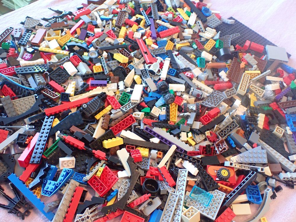 sehr viele LEGO Steine bunt gemischt Kilo Ware System (2) Kaufen auf Ricardo