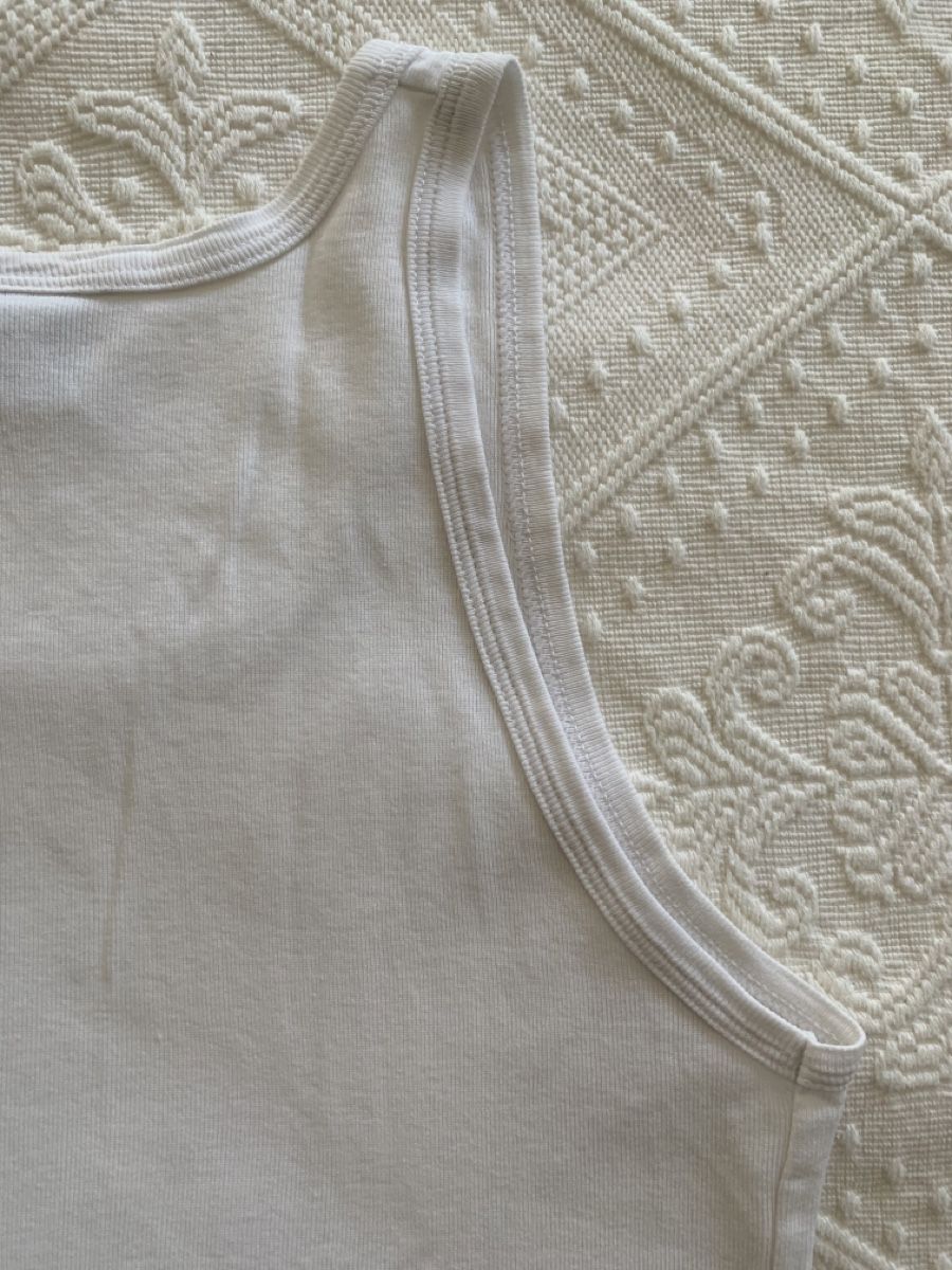 Petit Bateau Top: Weisses Top von Petit Bateau – Usato da Zürich venduto da p_q7q_nichtraucher 4