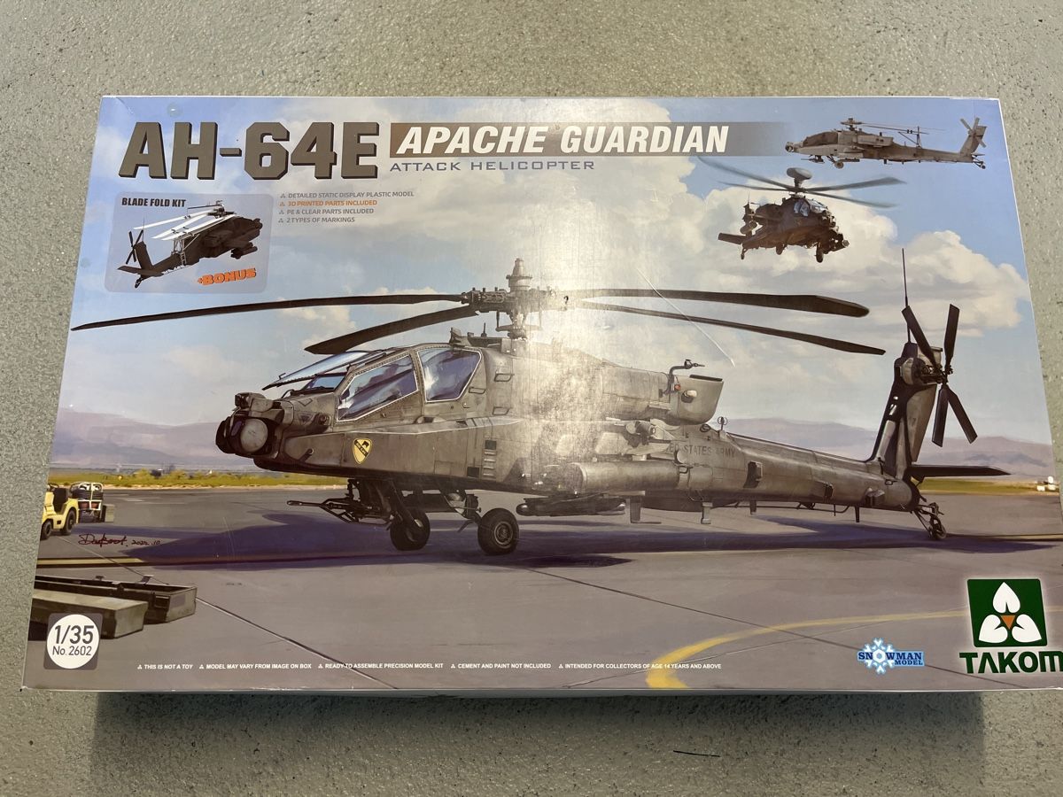 Kit di modellismo & Modellini statici: AH-64E Apache Guardian Helikopter Bausatz 1:35 NEU! – Nuovo (secondo la descrizione) da Schattdorf venduto da ddi_9scw