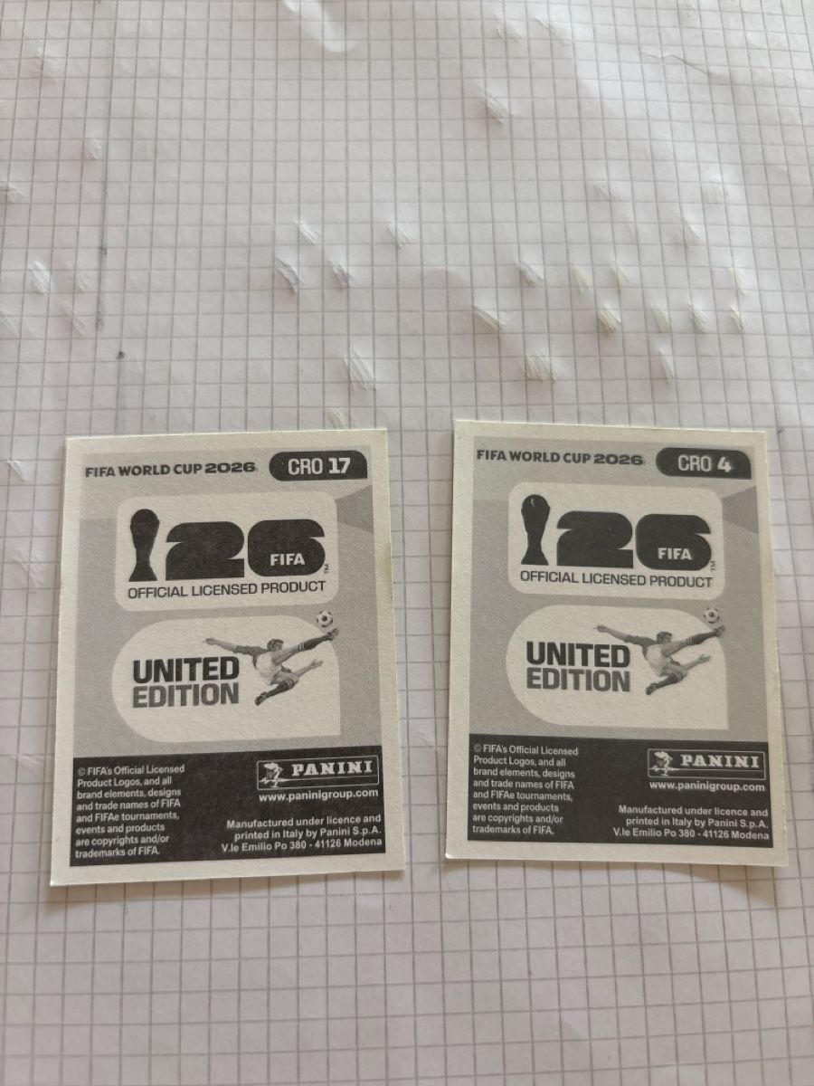 Panini Carte collezionabili: Panini CRO17 CRO4 – Nuovo (secondo la descrizione) da Rechthalten venduto da Thierry_89 1