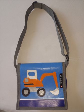 Kindergarten-Tasche mit Bagger Motiv, super Zustand! Top!