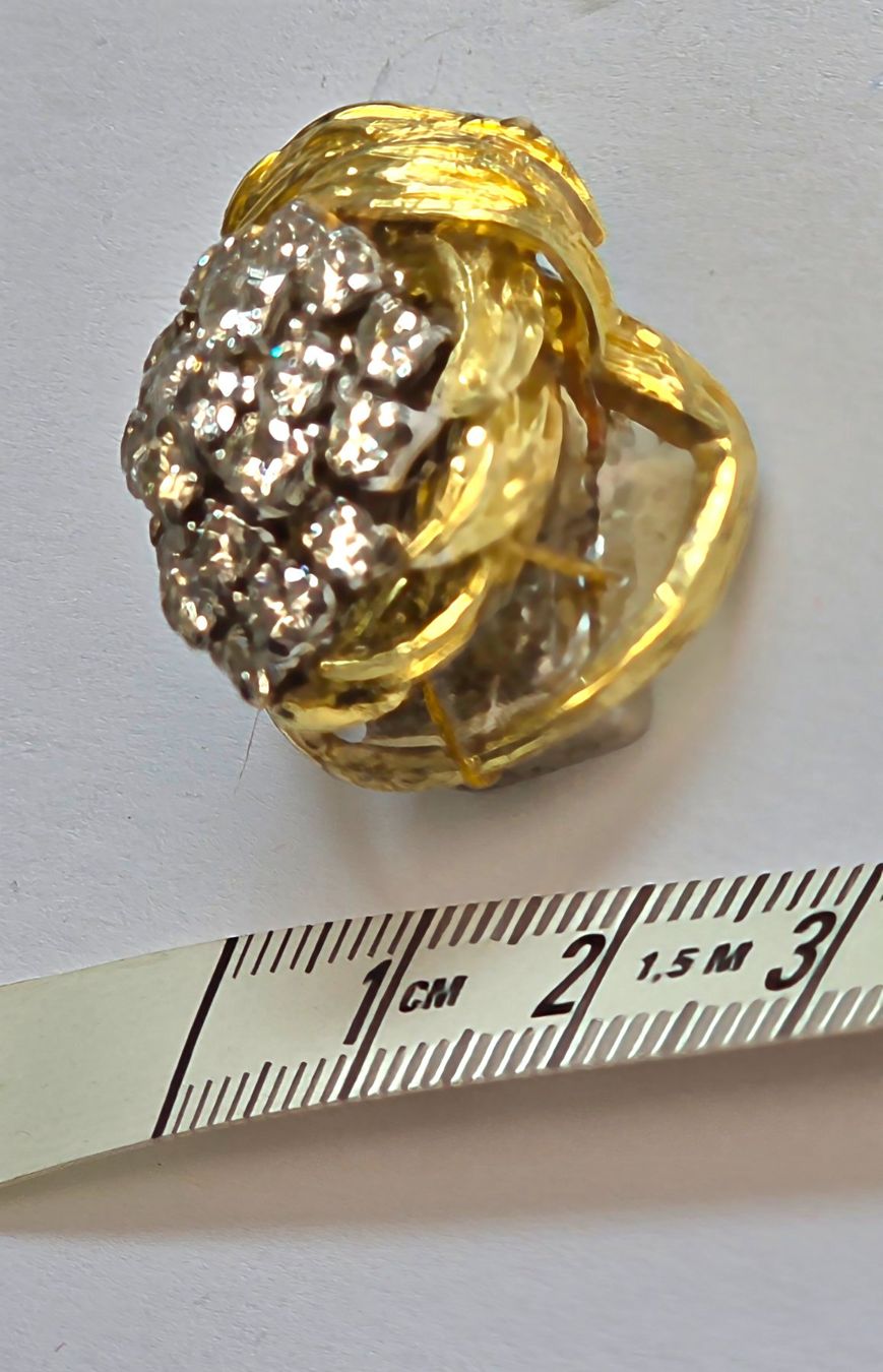 Spille & Fermagli: Diamant Gold Brosche aus Fingerring – Usato da Zürich venduto da adriben 6