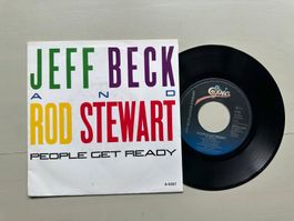 ROD STEWART JEFF BECK tolle Single People get ready Kult Hit