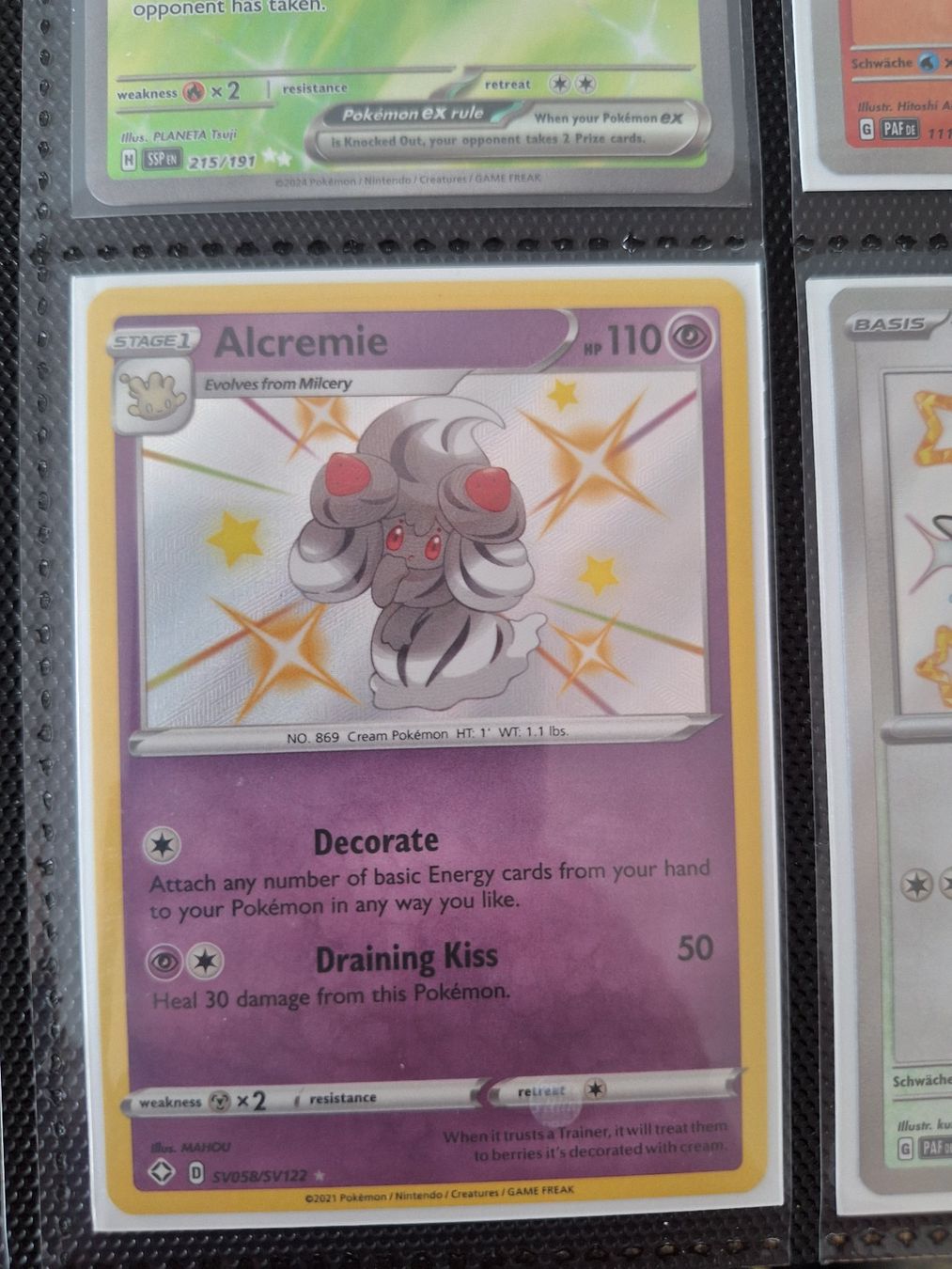 Pokémon Carte collezionabili: Shiny Alcremie – Usato da Altstätten SG venduto da GGsGameshop
