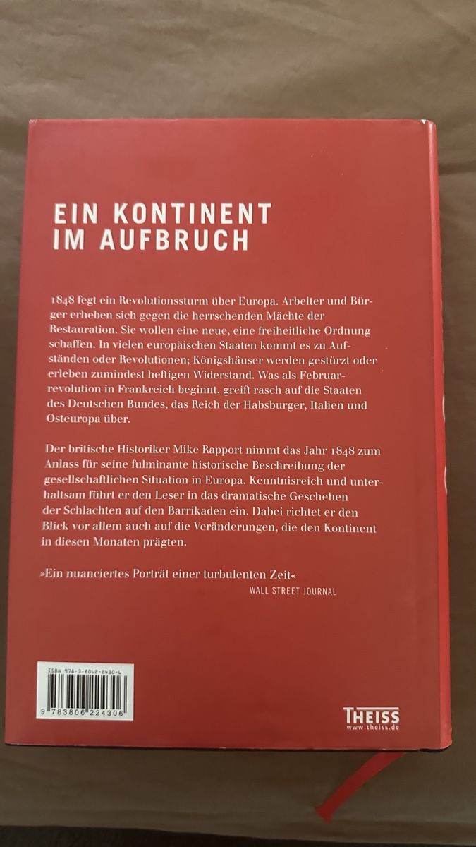 Libri: Buch: 1848 - Revolution in Europa – Usato da Amsoldingen venduto da Thor46 1