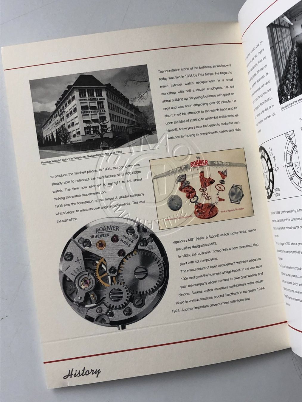 Documenti: Roamer Watch Uhren Katalog – Usato da Lommiswil venduto da canoga 1