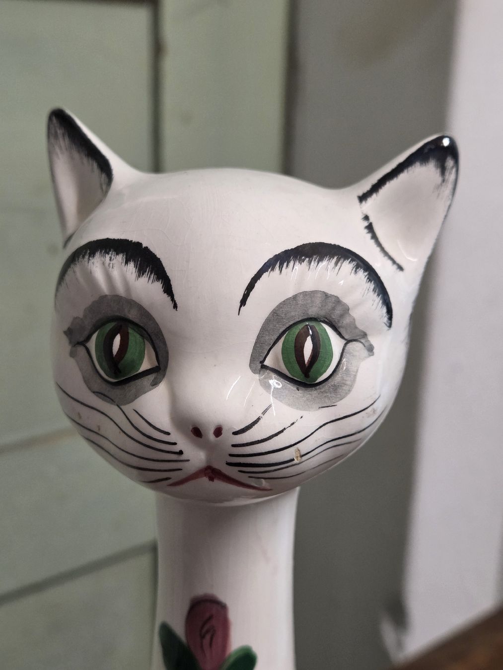 Statuette: Katze aus Keramik – Usato da Däniken SO venduto da sugar-honey-pie 1