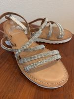 Otto Kern Sandalen Gr 39 Strass Sommer Glitzer Schuhe