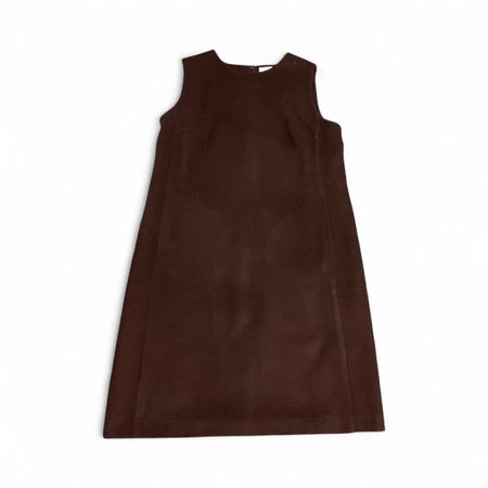 Hessnatur Burgunderfarbenes Kleid aus Wolle 36