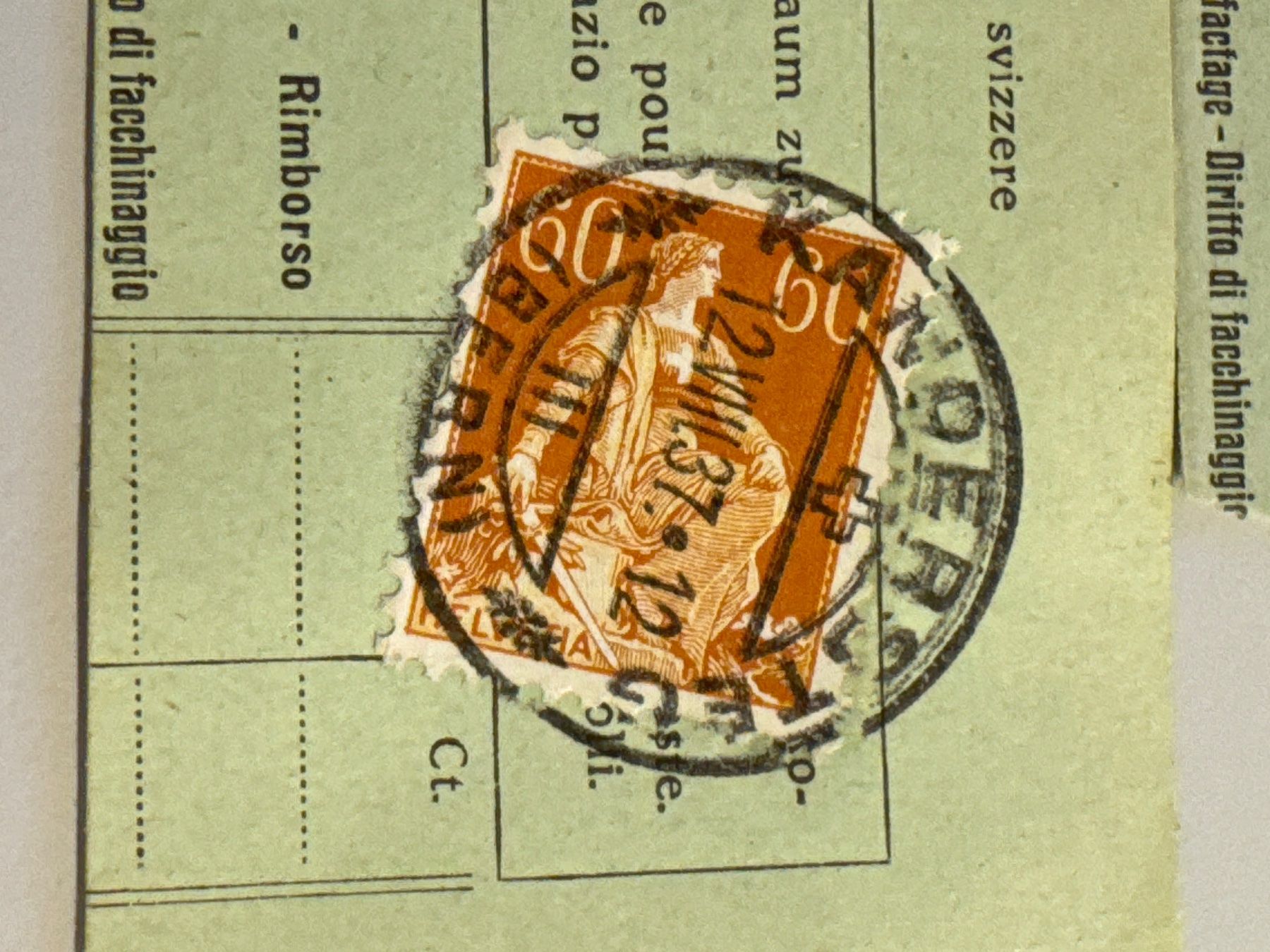 Alle Briefmarken: 1937 Altschweiz, gestempelt – Gebraucht aus Küssnacht am Rigi von SUOMIMASTER 4
