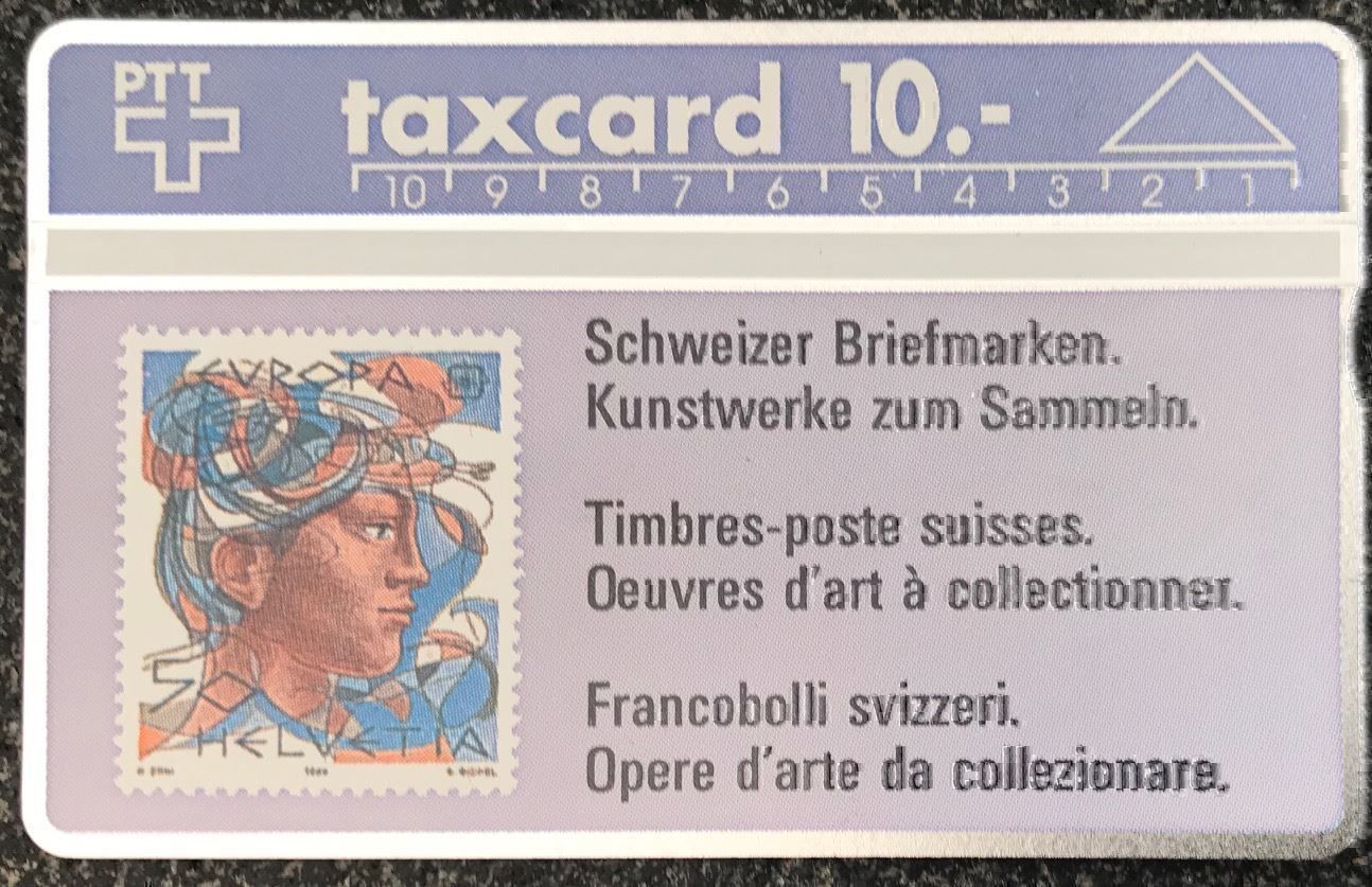 Alle Briefmarken: PTT Schweizer Briefmarken lila CHF 10.- – Neu und originalverpackt aus Rotkreuz von Parcore