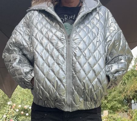 Silber Jacke von MJM NOW / NEU / Grösse: M