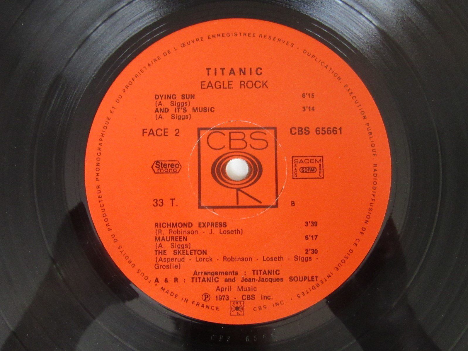 Dischi in vinile: Langspielplatte "TITANIC" - EAGLE ROCK – Usato da Degersheim venduto da Tforelle 6