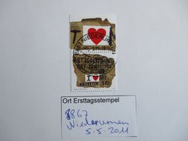 Voll Ort Ersttagsstempel 8867 Niederurnen