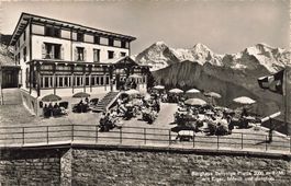 Schynige Platte BE Berghaus Panorama Eiger Mönch Jungfrau