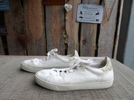 Högl echt Leder Sneaker weiss Gr. 40 - 425193