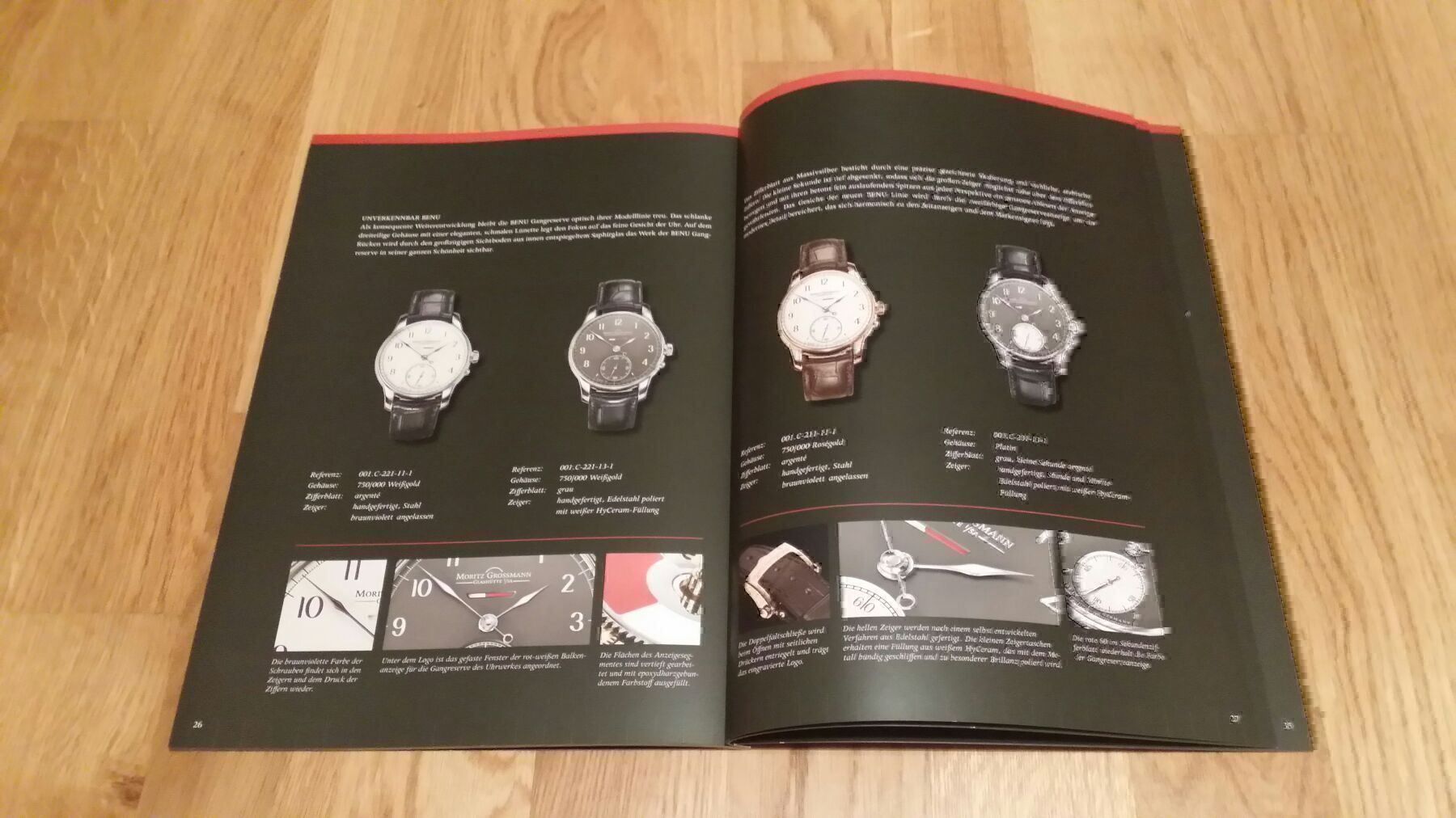 Documenti: MORITZ GROSSMANN Glashütte I/SA Katalog – Usato da Gossau ZH venduto da SwissJapan 5
