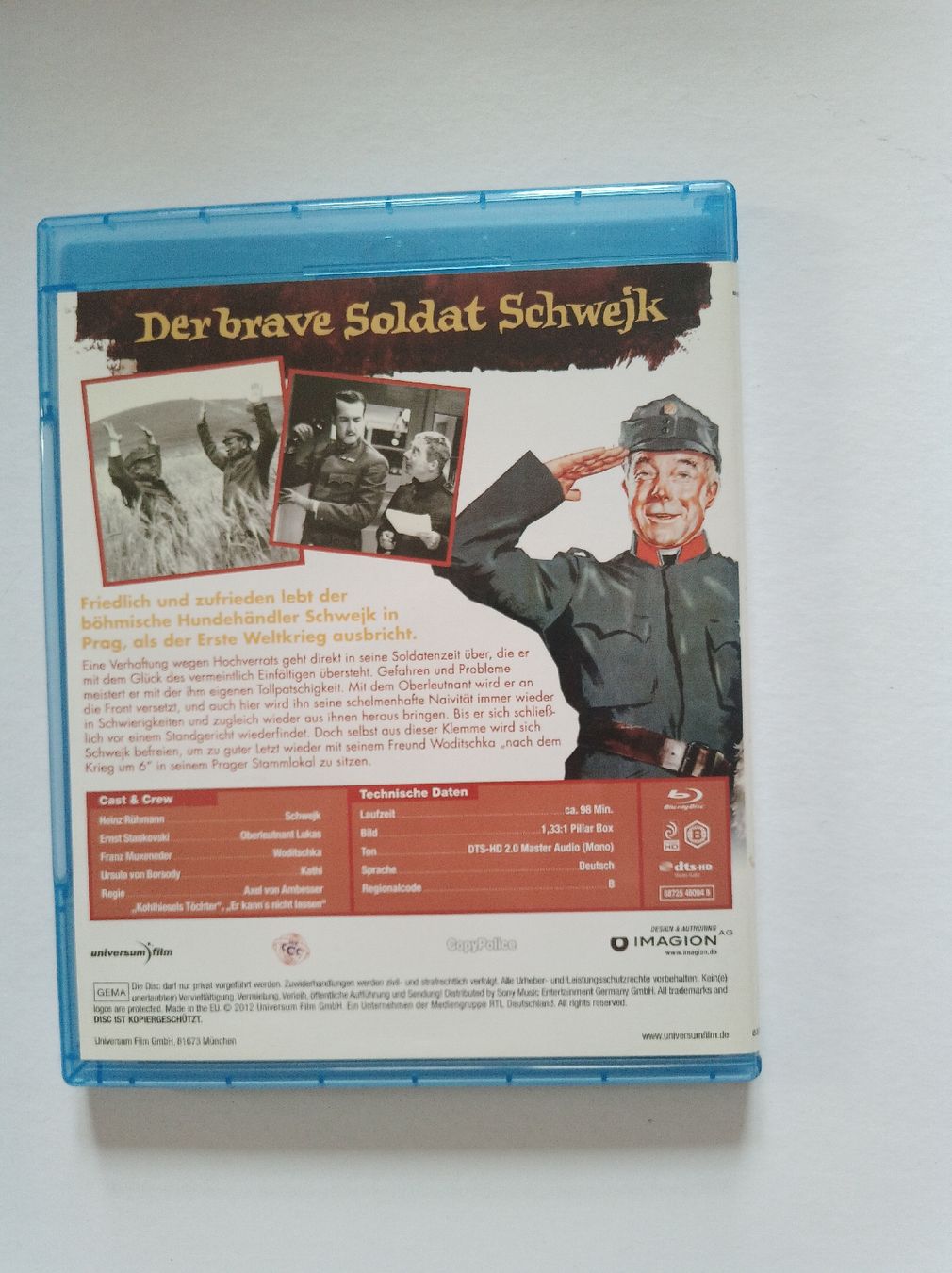 Alle DVDs: Der brave Soldat Schwejk Blu-ray Disc – Gebraucht aus Tann von Veebee6 1