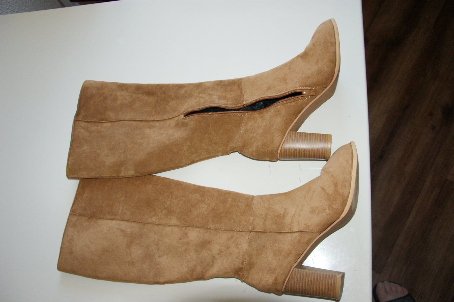Damenschuhe: Bottes beige – Gebraucht aus Le Locle von travcowboy