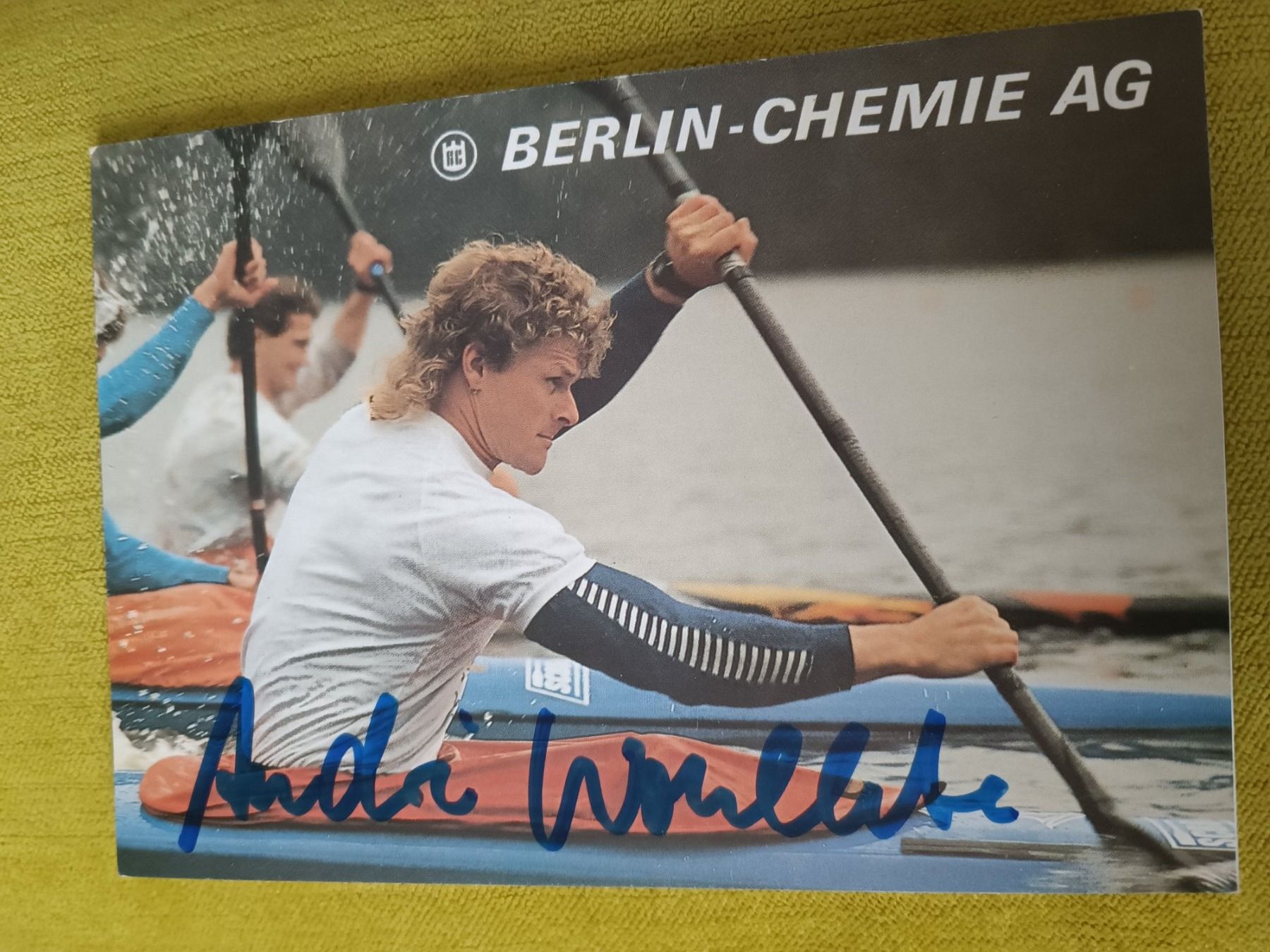 Autografi: André Wohllebe - Olympia Gold - verstorben 2014 – Usato da Menziken venduto da Autogramme