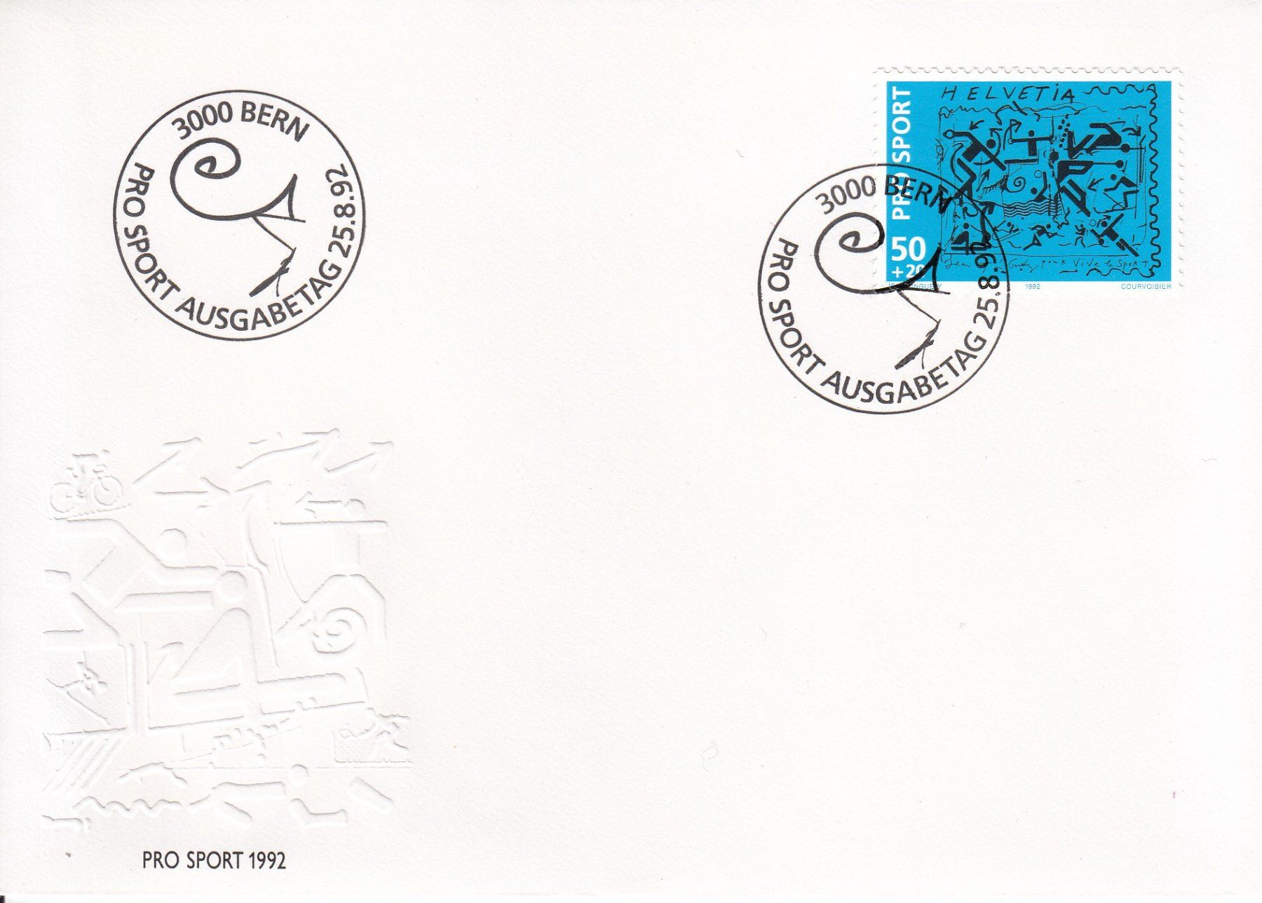 Tutti i francobolli: 1992 W73 Pro Sport FDC – Usato da Spreitenbach venduto da Mustang_1105