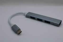 USB C zu USB Adapter 4-fach USB Hub, NEU