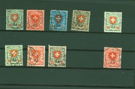 Wappenmuster diverse Papiere (Q581)