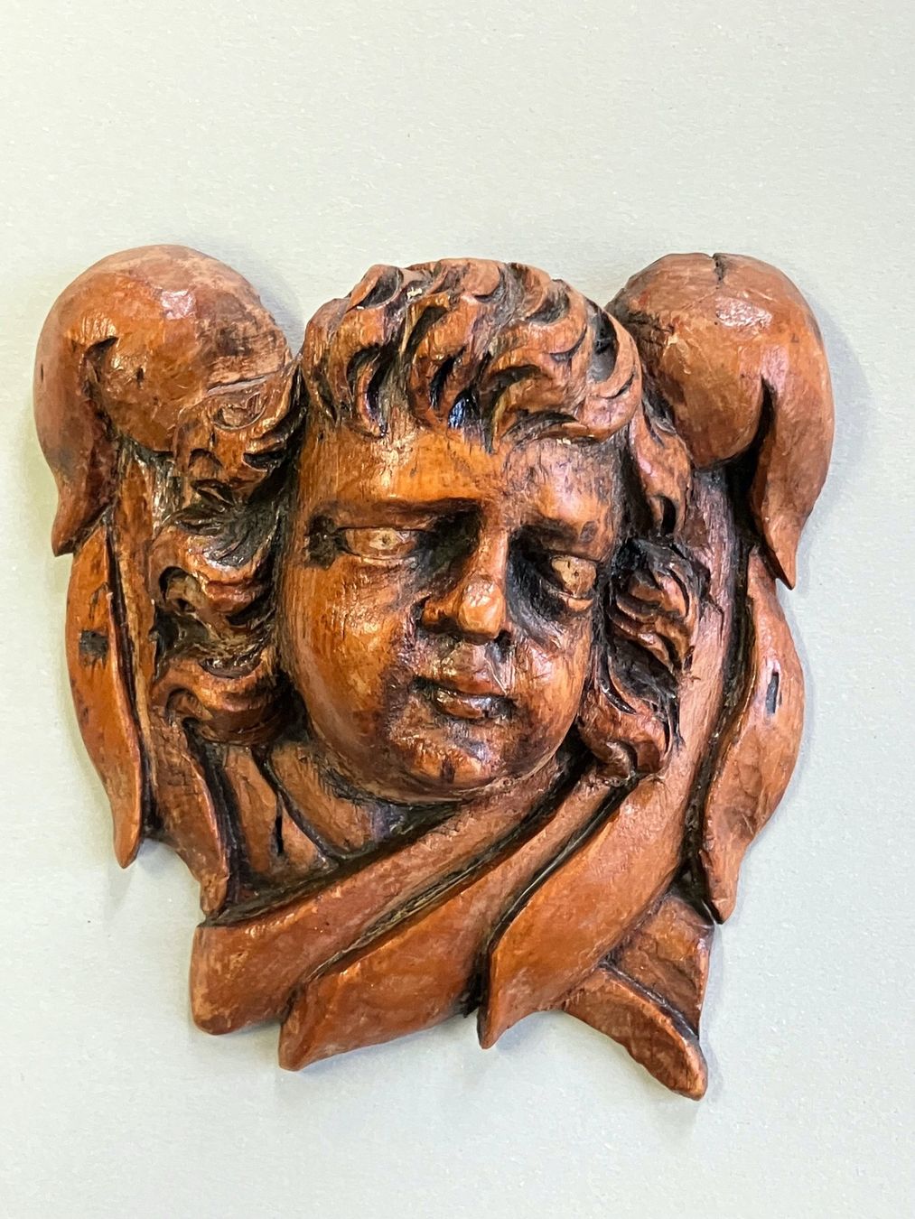 Statuette: Engelskopf Putto antik. – Usato da Horw venduto da luzernicus