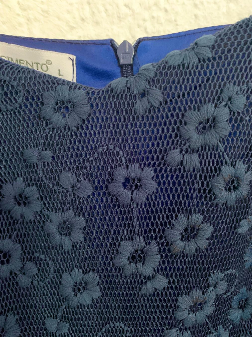 Vestiti: Rinascimento Kleid blau Blumen Gr. S / M – Usato da Fislisbach venduto da KolibriSecondhand 1