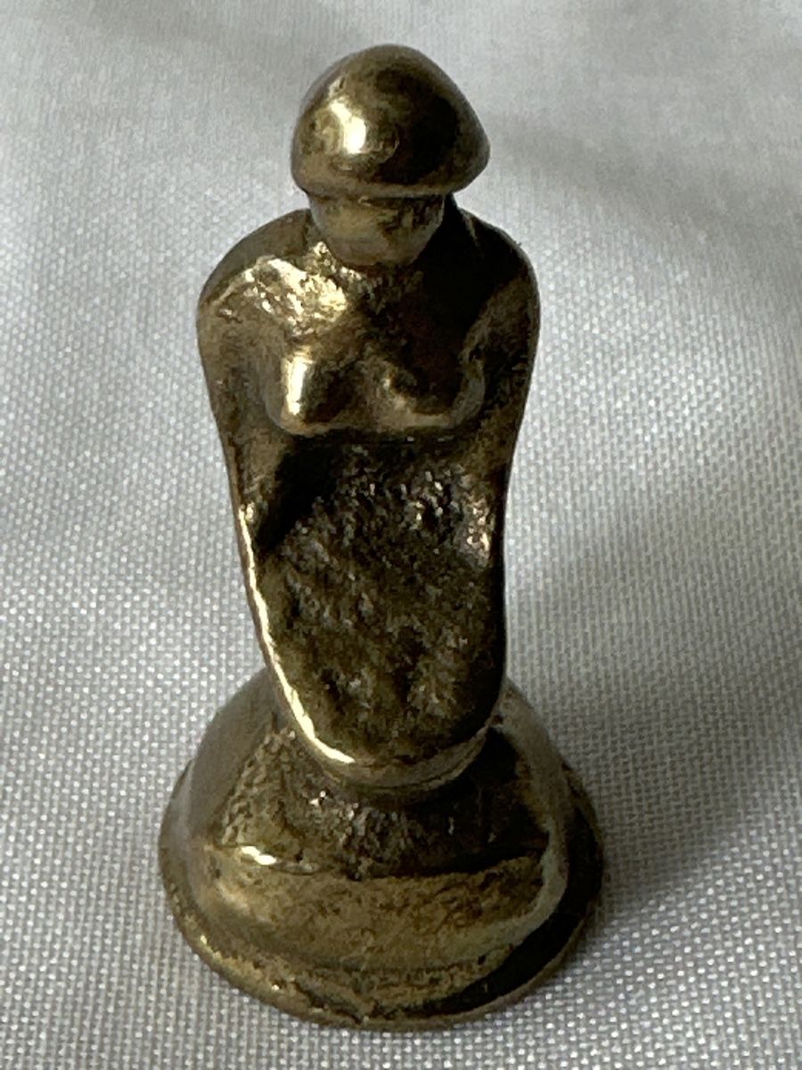 Statuette: Messing Figur, Weibliche Figur, Kunst, Statue, Dekoration – Usato da Zürich venduto da Chaeffeler 4
