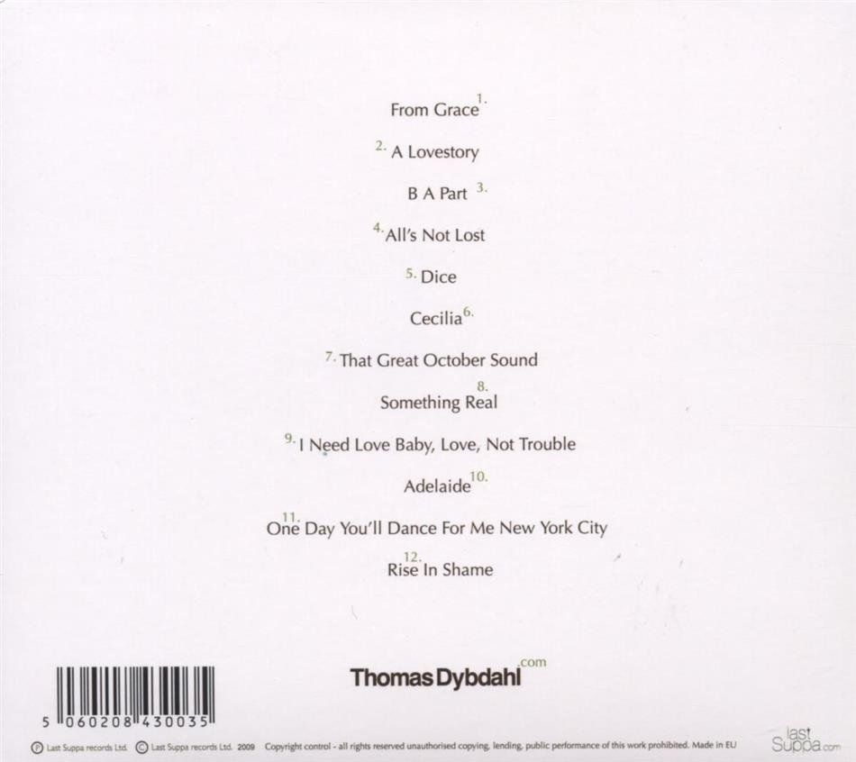 CDs: Thomas Dybdahl --- (Digipack, CD) – Neuf (Voir description) à Uzwil par visions77 1
