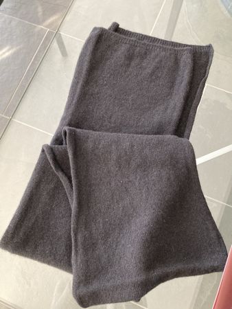 FFC Kaschmir Schal, schwarz, 190 × 25 cm, butterweich!