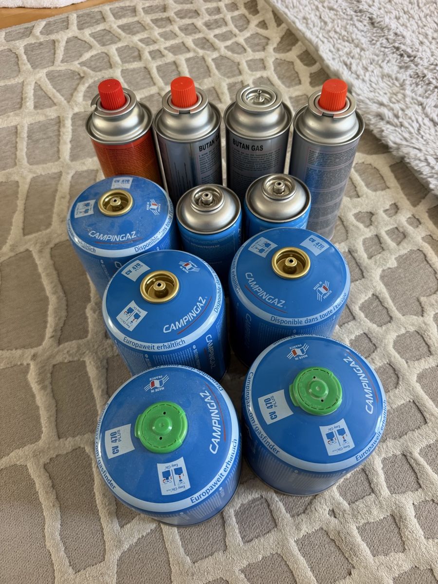 Campingaz Apparecchiature e tecnologia a gas: Campingaz Gaskartuschen Set gemischt gebraucht – Nuovo e nell'imballaggio originale da Muri b. Bern venduto da nap_br62