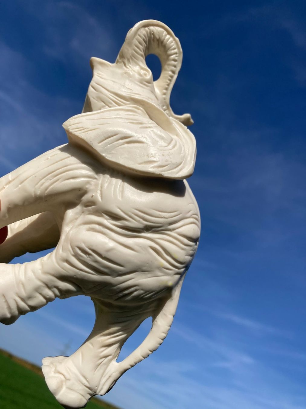 Figuren: ELEFANT VERMUTLICH AUS STEINMASSE  385 GRAMM – Gebraucht aus Subingen von ArtBead 6