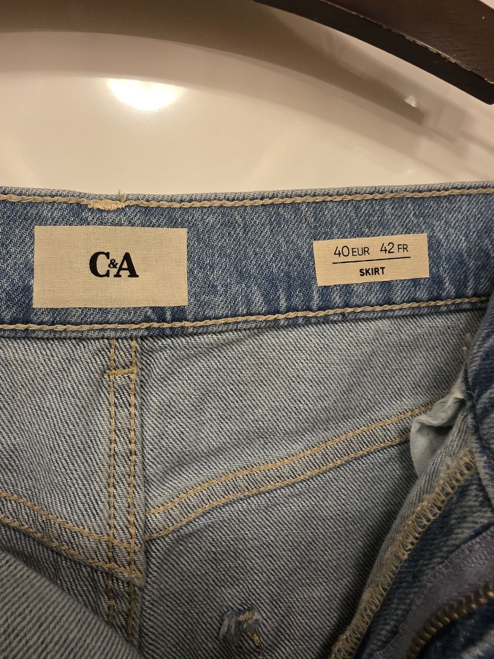 C&A Röcke: Maxi-Jeansrock in Hellblau, Gr.40  – Neu (gemäss Beschreibung) aus Klingnau von jazz065 2