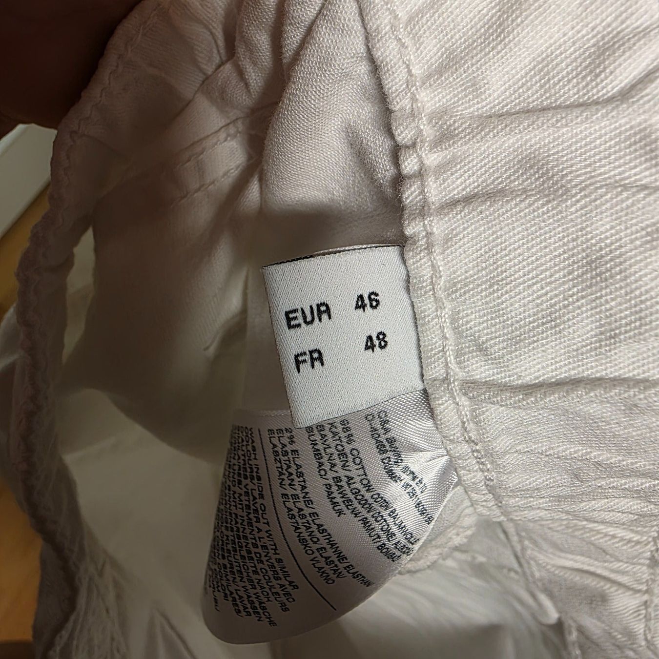 C&A Pantaloni: Weisse Sommerhose, Gr. 46 C&A – Usato da Wald ZH venduto da CapLux 4