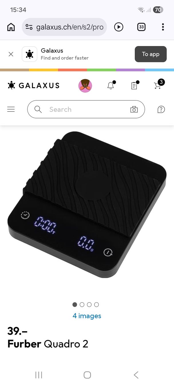 Kaffeemaschinen & Espressomaschinen: Coffee scale – Neu und originalverpackt aus Zürich von Idoia2 2