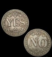 ★YES NO Entscheidungsmünze Vintage Design Geschenk★