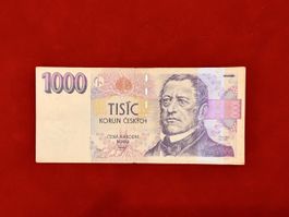 Billets 1000 Korun Tchécoslovaquie 1996