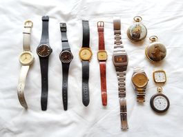 Lot de 11 montres à quartz 