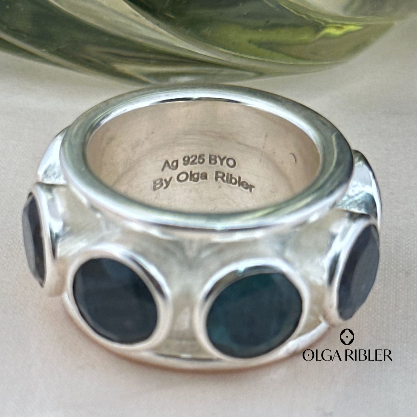 Olga Ribler Anelli: Labradorit Ring Sterling Silber  Ringgrösse 55 – Nuovo (secondo la descrizione) da Luzern venduto da byolgaribleroutlet 2