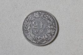 2 Franken silber 1910
