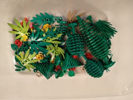 Lego - Lot arbres, feuillage, fleurs