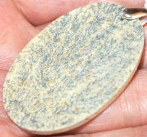 Anhänger L-5642 – Psilomelan Druzy Dendrit 46x28mm