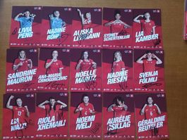 handsignierte SFV Autogrammkartensatz 3 ⚽🇨🇭